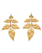 Pat’s Golden Leaf Earrings